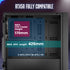 Vetroo AL800 E-ATX PC Case, Support 360mm AIO, Up to 10 Fans, Suitable for RTX 50 Series GPUs