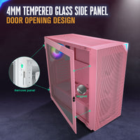 Vetroo AL800 E-ATX PC Case, Support 360mm AIO, Up to 10 Fans, Suitable for RTX 50 Series GPUs