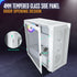 Vetroo AL800 E-ATX PC Case, Support 360mm AIO, Up to 10 Fans, Suitable for RTX 50 Series GPUs