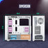 Vetroo AL800 E-ATX PC Case, Support 360mm AIO, Up to 10 Fans, Suitable for RTX 50 Series GPUs
