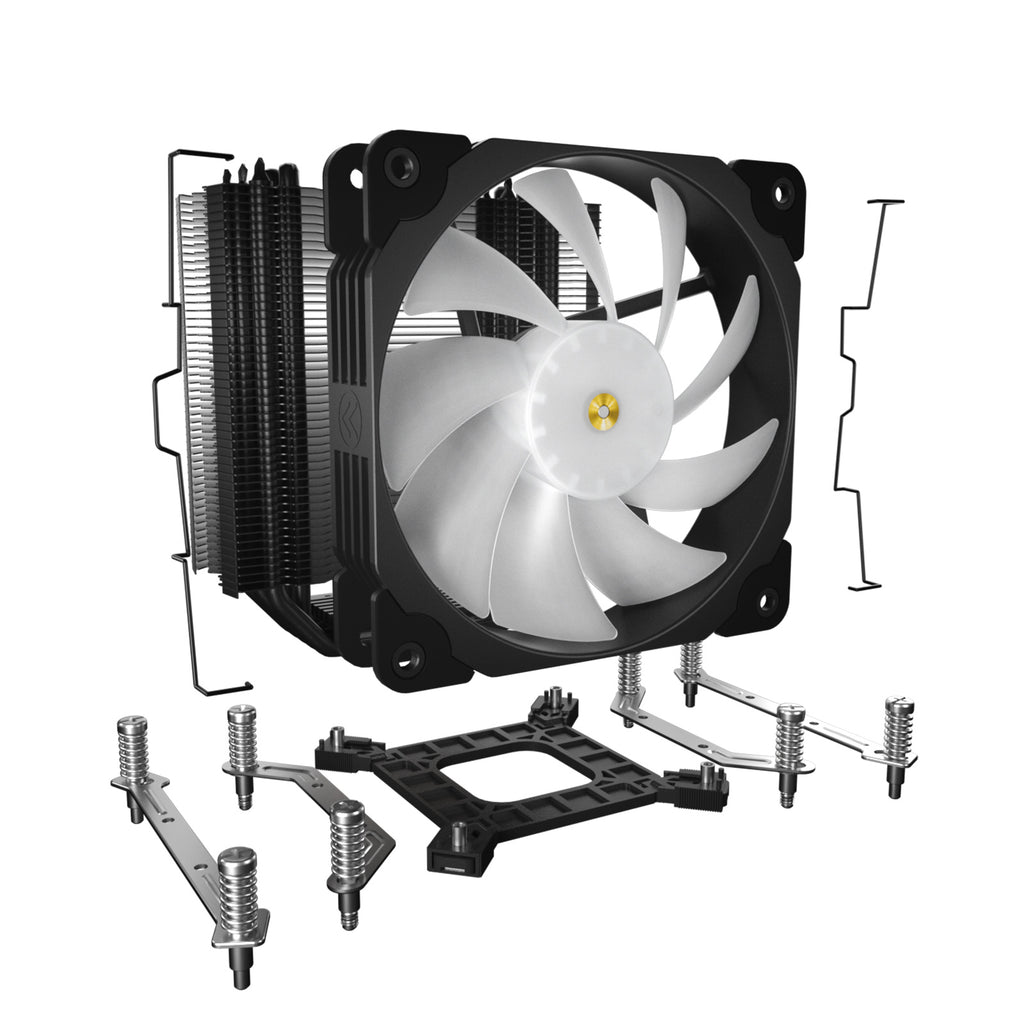 Vetroo V5 120mm PWM, ARGB Sync CPU Cooler, 5 Heat Pipes, 150W TDP