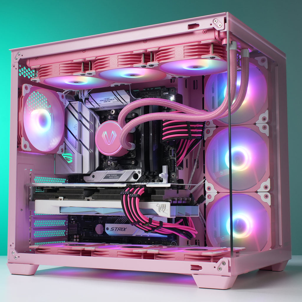 Vetroo 20-Port Case Fan Hub with Remote, SATA Power 10-Port 4-Pin PWM Fan Speed and 10-Port 3-Pin ARGB Lighting Controller