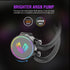 Vetroo V240 Liquid CPU Cooler 240mm Addressable RGB & PWM Pump & Fans 250W TDP AIO Water Cooler w/Controller Hub for Intel LGA 1851/1700/1200/115X AMD AM5/AM4 for Gaming Console