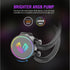 Vetroo V360 Liquid CPU Cooler, 3X 120mm Addressable RGB & PWM Fans/Pump, 360mm Radiator 290W TDP AIO Water Cooler w/Controller Hub for Intel LGA 1851/1700/1200/115X AMD AM5/AM4, for Gaming Console