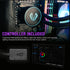 Vetroo V240 Liquid CPU Cooler 240mm Addressable RGB & PWM Pump & Fans 250W TDP AIO Water Cooler w/Controller Hub for Intel LGA 1851/1700/1200/115X AMD AM5/AM4 for Gaming Console
