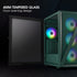 Vetroo M05 Compact Computer Case Micro ATX, Black / White / Green / Pink