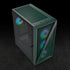 Vetroo M05 Compact Computer Case Micro ATX, Black / White / Green / Pink