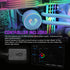 Vetroo V360 Liquid CPU Cooler, 3X 120mm Addressable RGB & PWM Fans/Pump, 360mm Radiator 290W TDP AIO Water Cooler w/Controller Hub for Intel LGA 1851/1700/1200/115X AMD AM5/AM4, for Gaming Console