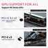 Vetroo 850W Power Supply Dual PCIe 5.1 ATX 3.1 Ready, 80 Plus Gold Full Modular, Quiet Operation with 120mm FDB Fan, 10-Year Warranty