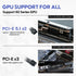Vetroo 850W Power Supply Dual PCIe 5.1 ATX 3.1 Ready, 80 Plus Gold Full Modular, Quiet Operation with 120mm FDB Fan, 10-Year Warranty