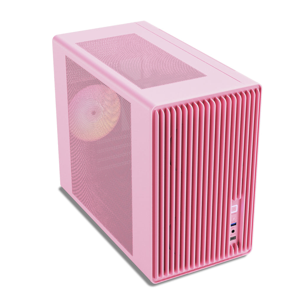 Vetroo M06 Gaming PC Case – Compact High Airflow Micro-ATX / Mini-ITX Chassis with Mesh Front & Modern Design