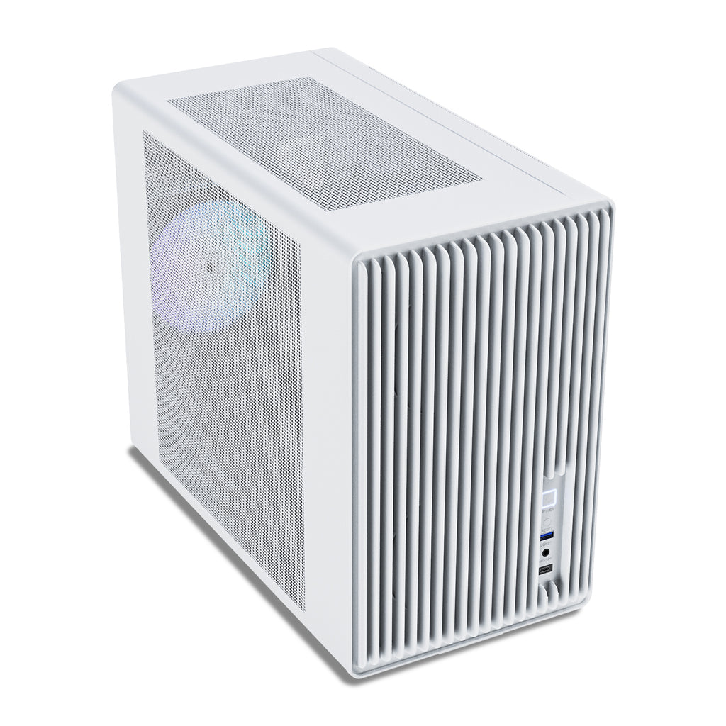Vetroo M06 Gaming PC Case – Compact High Airflow Micro-ATX / Mini-ITX Chassis with Mesh Front & Modern Design