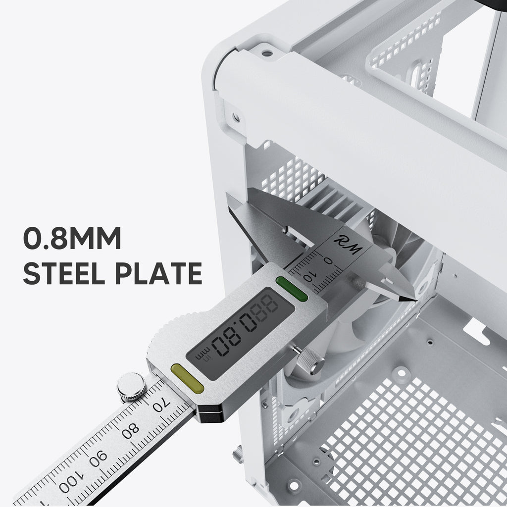 Vetroo M06 Gaming PC Case – Compact High Airflow Micro-ATX / Mini-ITX Chassis with Mesh Front & Modern Design
