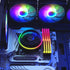 Vetroo Eclipse Low-Profile CPU Cooler for Intel LGA 1851 & 1700, 95W TDP