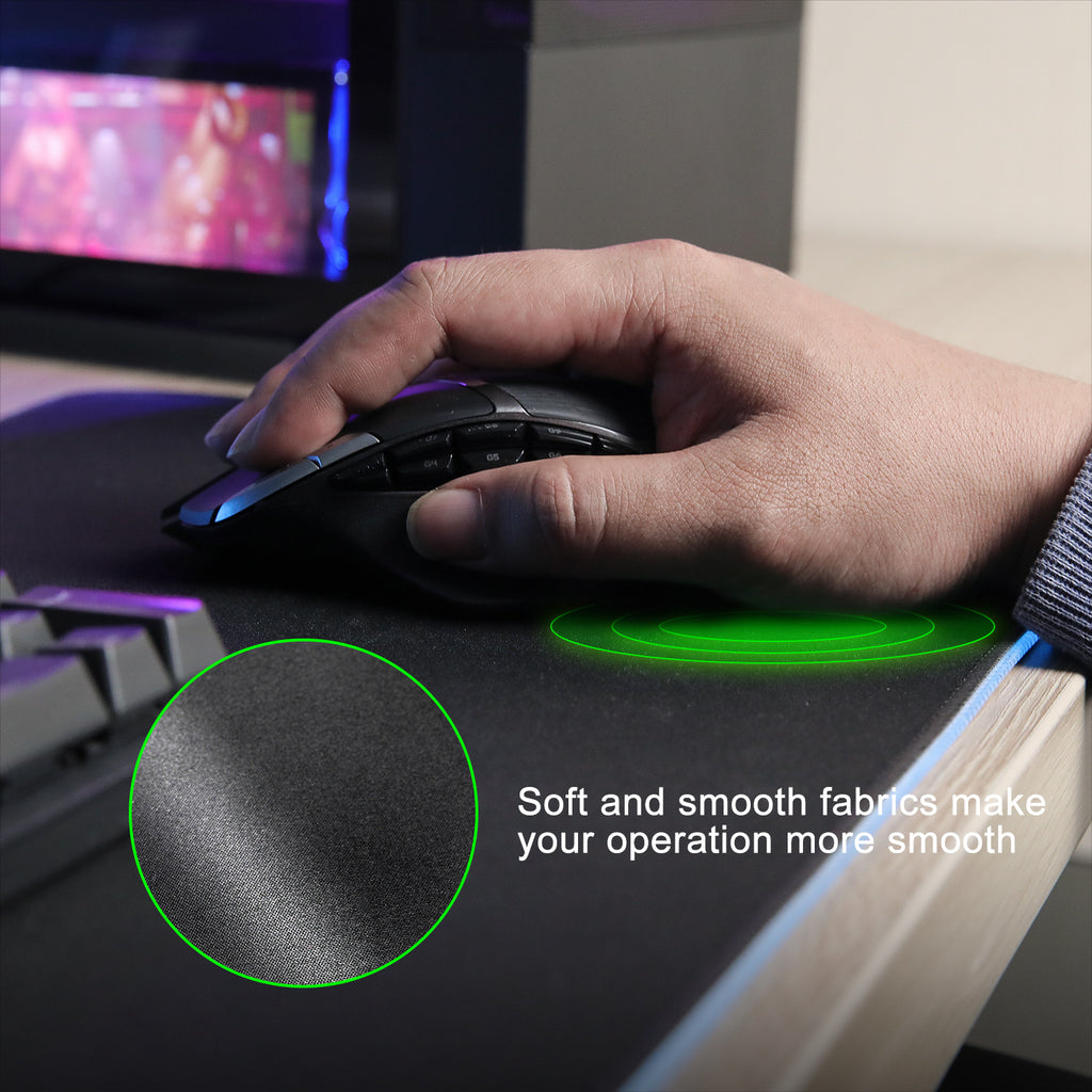 Vetroo MP800 RGB Gaming Mouse Pad