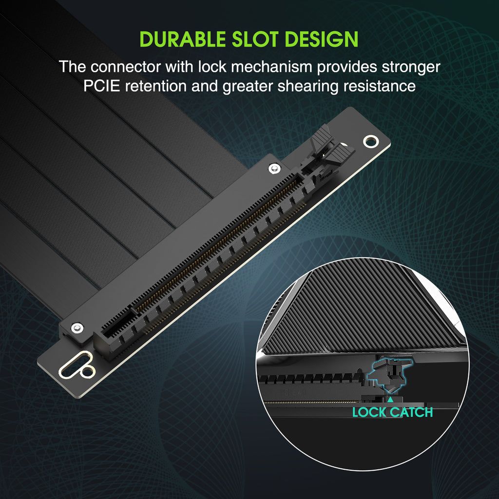Vetroo PCIe 4.0 x16 Riser Cable