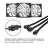 Vetroo 2 Pack 1 to 3 Converter PWM Fan Splitter Cable