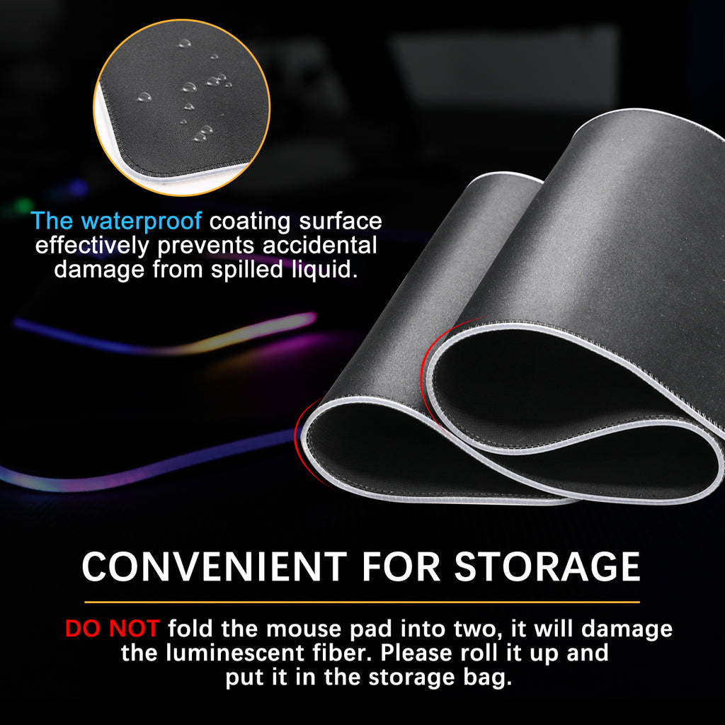 Vetroo MP800 RGB Gaming Mouse Pad