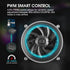 Vetroo Eclipse Low-Profile CPU Cooler for Intel LGA 1851 & 1700, 95W TDP