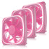 Vetroo DF120 120mm Cooling Fan White LED Macaron Frame Case
