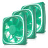 Vetroo DF120 120mm Cooling Fan White LED Macaron Frame Case