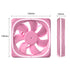 Vetroo DF120 120mm Cooling Fan White LED Macaron Frame Case
