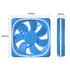 Vetroo DF120 120mm Cooling Fan White LED Macaron Frame Case