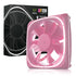 Vetroo DF120 120mm Cooling Fan White LED Macaron Frame Case