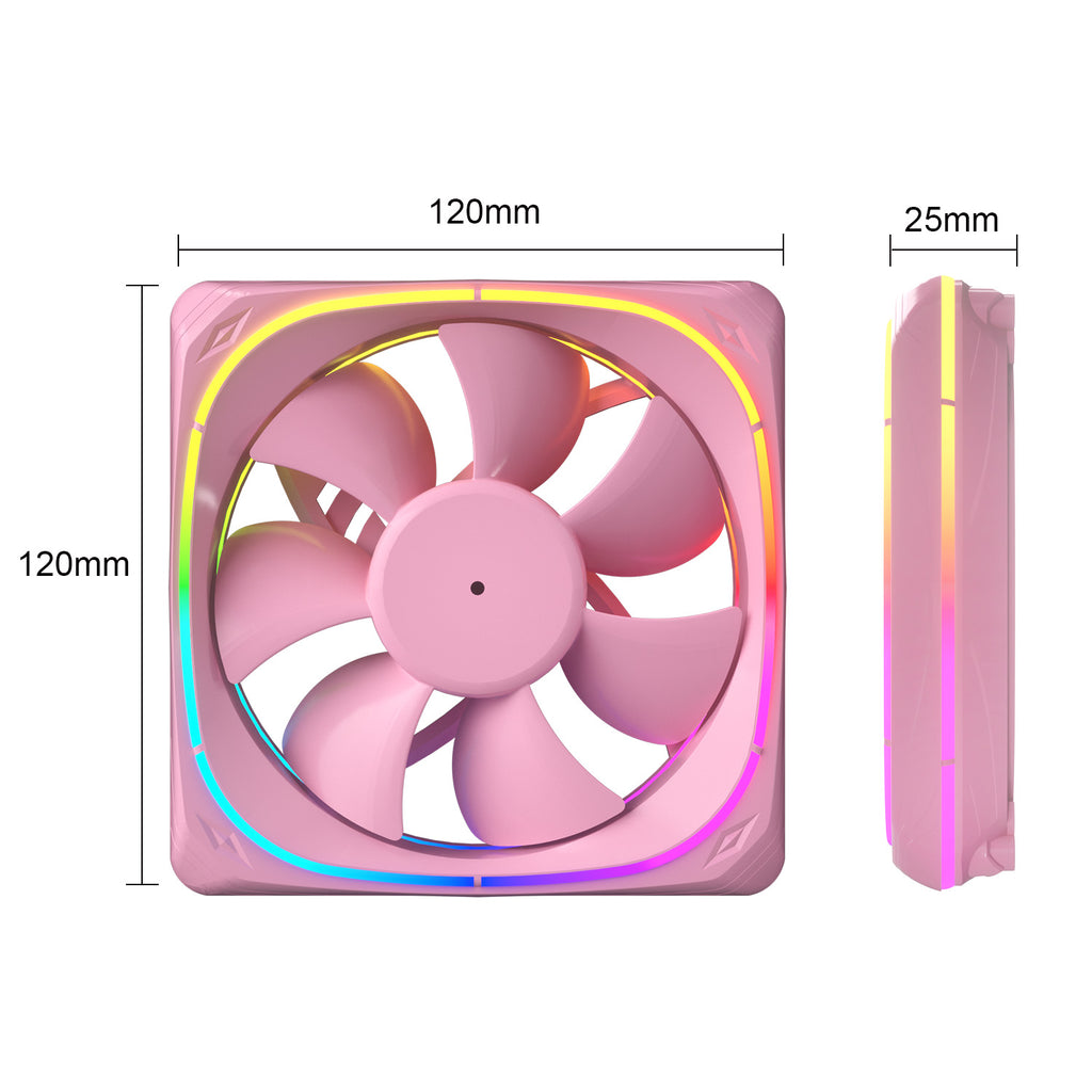 Vetroo CF120 120mm Macaron Frame ARGB Case Cooling Fan