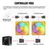 Vetroo CF120 120mm Macaron Frame ARGB Case Cooling Fan
