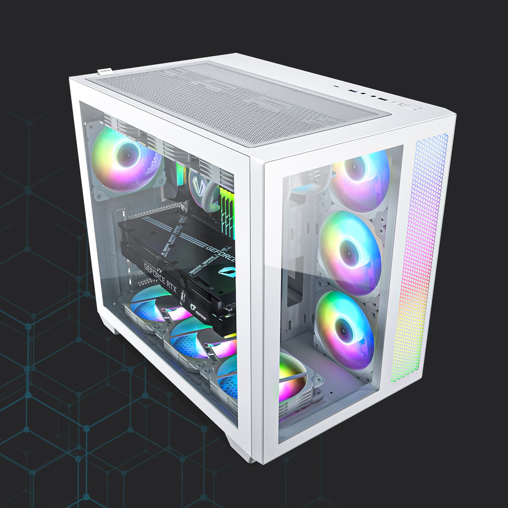 Vetroo AL700 Mid Tower ATX PC Case Top Baseplate 360mm Radiator Read Vetroo al700 mid tower atx pc case top baseplate 360mm radiator read