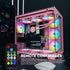 Vetroo 120mm ARGB LED Case Fan w/ 5V 3 Pin Addressable Motherboard SYNC Controller