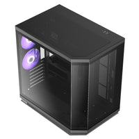 Vetroo CT3 ATX Mid-Tower Gaming Computer PC Case, Dual Chamber Panoramic Tempered Glass, Supports 360mm Radiator & 11 Fans, Up to 410mm GPU, Type-C Ready, High-Airflow for 50 Series GPUs