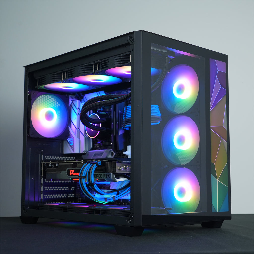 Colorcore Device Front Panel Vetroo Front Panel with Addressable RGB LED Strip Colorful Mosaics Rep