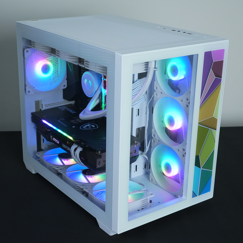 Vetroo Front Panel with Addressable RGB LED Strip Colorful Mosaics Rep