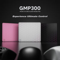 Vetroo GMP300 Tempered Glass Gaming Mouse Pad, Micro-Etched 3mm Tempered Glass with Silicone Anti-Slip Base, Multi-Layer Curing, Smooth Operation for Esport & Work