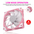 Vetroo SA-140 140mm RGB PC Cooling Pink Fan