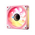Vetroo Pink LR120 Reverse Fan Blade Infinite Mirror PC Fan 120 mm ARGB Case Fan with ARGB & PWM Smart Control, FDB Bearing, Nine Blades Design & 8 Rubber Pads for Low-Noise Operation
