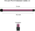 Vetroo Customization Mod Sleeved Power Supply PSU Cable Extension Kit – Black & Pink