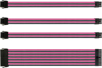 Vetroo Customization Mod Sleeved Power Supply PSU Cable Extension Kit – Black & Pink