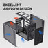 Vetroo M06 Gaming PC Case – Compact High Airflow Micro-ATX / Mini-ITX Chassis with Mesh Front & Modern Design