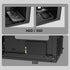 Vetroo M06 Micro-ATX Computer Case Gaming PC Case, Strong Cooling Mesh, Adjustable Power Supply Height, Supports up to 240mm Water Cooler & 5 x 120mm Fans, Compact Size