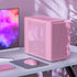 Vetroo M06 Micro-ATX Computer Case Gaming PC Case, Strong Cooling Mesh, Adjustable Power Supply Height, Supports up to 240mm Water Cooler & 5 x 120mm Fans, Compact Size