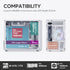 Vetroo M06 Gaming PC Case – Compact High Airflow Micro-ATX / Mini-ITX Chassis with Mesh Front & Modern Design