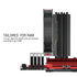 V5  CPU Cooler 5 Heat Pipes Tower 120 mm Black PWM ARGB Fan for Wholesaler