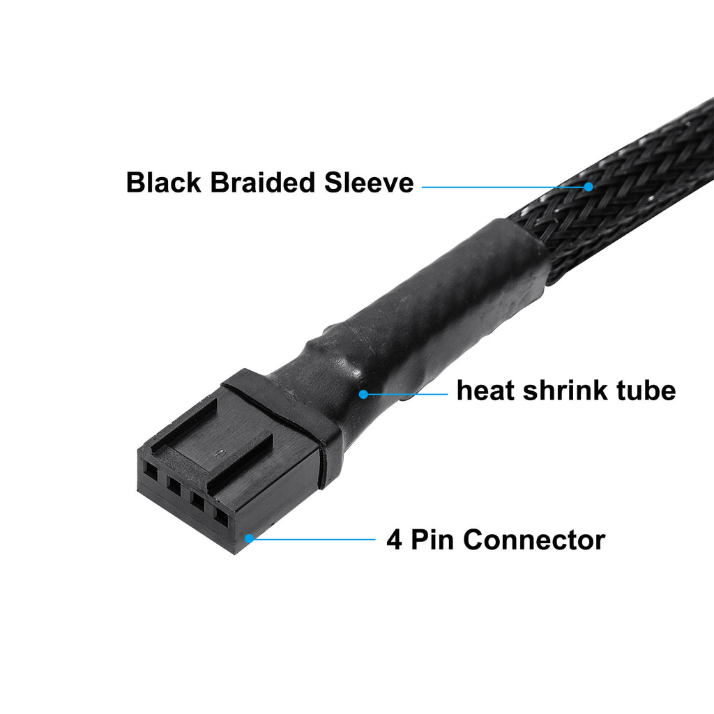 Vetroo 2 Pack 1 to 3 Converter PWM Fan Splitter Cable