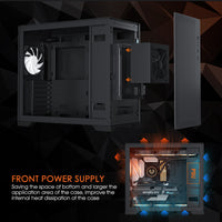 Vetroo MESH7C Compact ATX PC Case w/ ARGB & PWM Fan