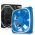 Vetroo DF120 120mm Cooling Fan White LED Macaron Frame Case